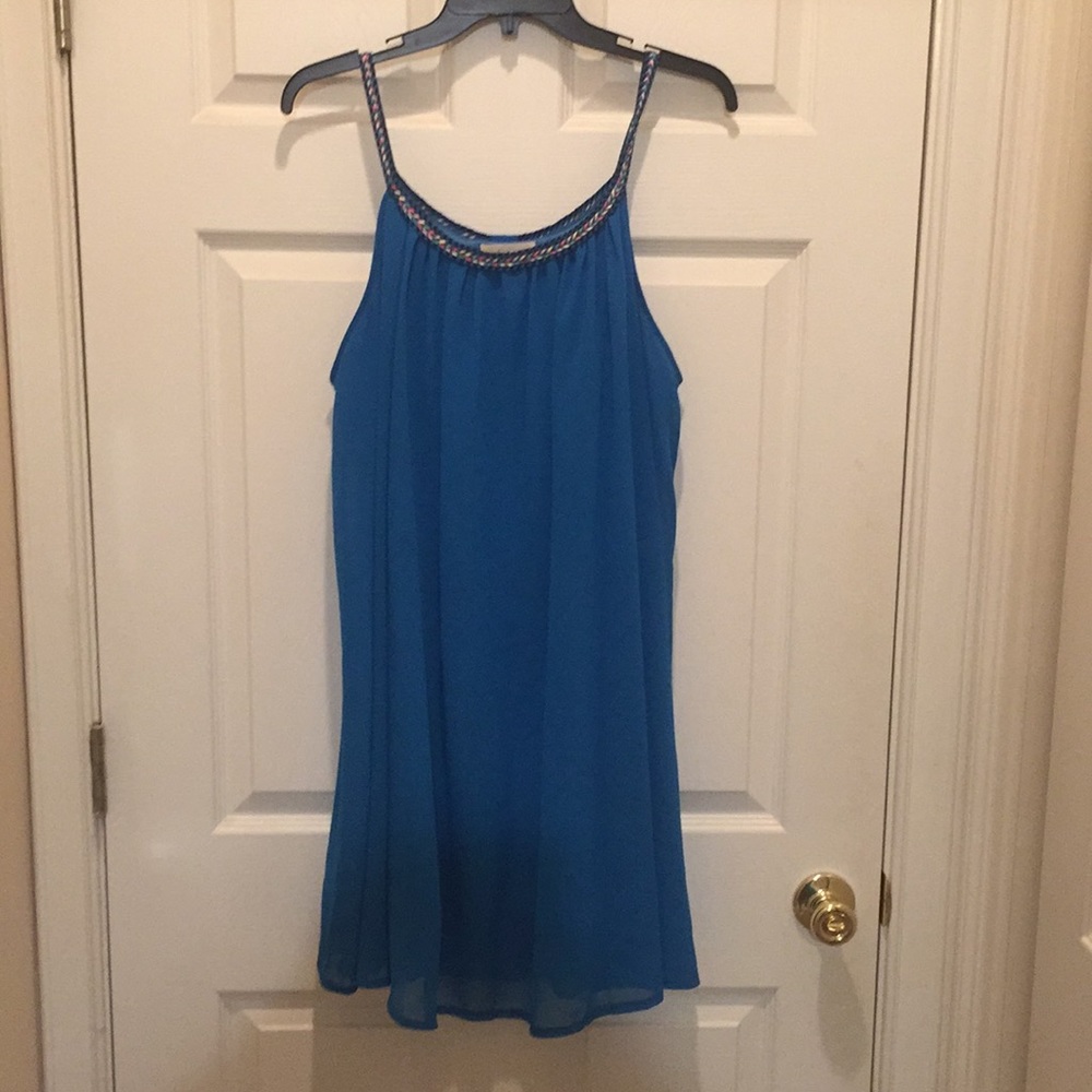 Blue dress
